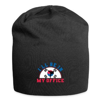 TKD Korean Martial Arts Tae Kwon - Jersey-Beanie - Schwarz - Vorne