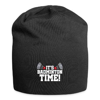 It's Badminton Time Graphic Badminton Player Shutt - Jersey-Beanie - Schwarz - Vorne