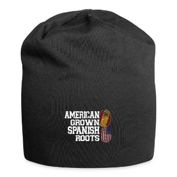 Spanisch Spanien Spanische Wurzeln Geschenk - Jersey-Beanie - Schwarz - Vorne