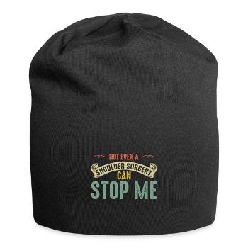 Schulterchirurgie Schulterchirurgie Erholung Gesch - Jersey-Beanie - Schwarz - Vorne