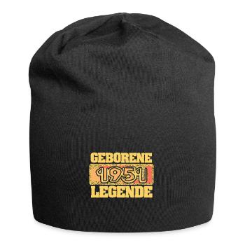 Geborene Legende 1951 - Jersey-Beanie - Schwarz - Vorne
