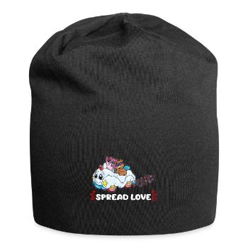 1 Spread Love copy - Jersey-Beanie - Schwarz - Vorne