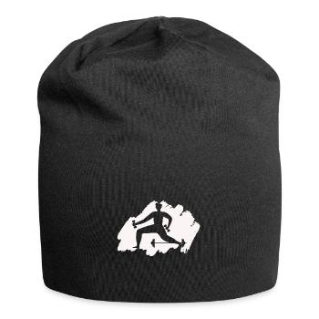Musculation Haltérophilie Fitness Workout - Bonnet en jersey - noir - Devant
