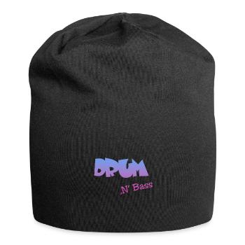 Drum n Bass - Jersey-Beanie - Schwarz - Vorne
