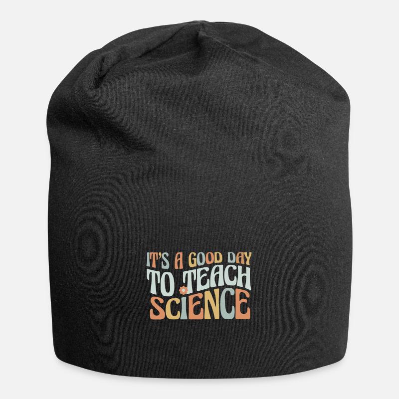 C’est une bonne journée pour enseigner les sciences - Bonnet en jersey - noir