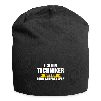 Techniker Beruf Technik Geschenk - Jersey-Beanie - Schwarz - Vorne