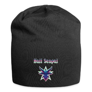 Hail Senpai Neon - Jersey Beanie - black - Front