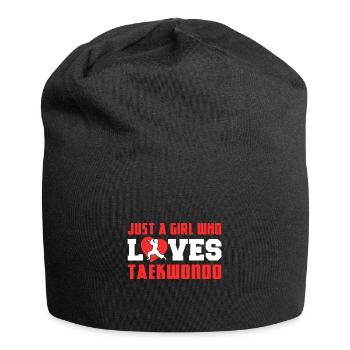 TKD Korean Martial Arts Tae Kwon - Jersey-Beanie - Schwarz - Vorne