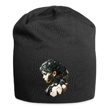 Anime No8 - Jersey-Beanie - Schwarz - Vorne