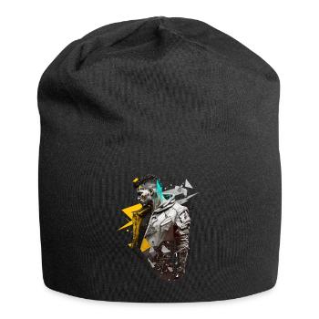 No109 - Jersey-Beanie - Schwarz - Vorne