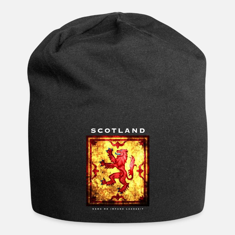 Lion d’Écosse rampant - Bonnet en jersey - noir