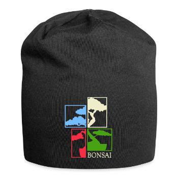 Bonsai Bonsai Show Shohin Japanese Bonsai Art - Jersey Beanie - black - Front