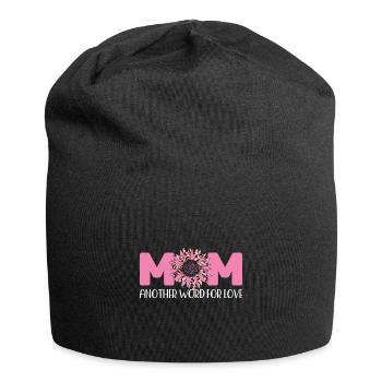 mother mum mom mum Geschenk - Jersey-Beanie - Schwarz - Vorne