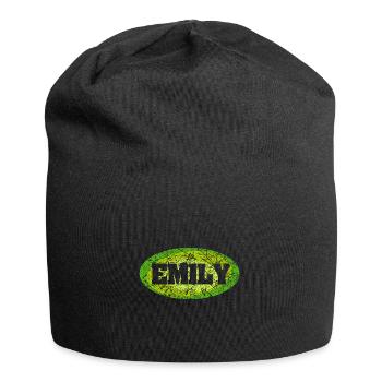 Emily - Jersey-Beanie - Schwarz - Vorne