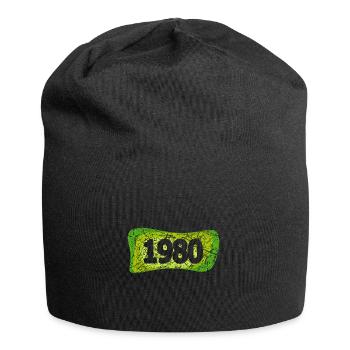 Kratzer 1980 - Jersey-Beanie - Schwarz - Vorne