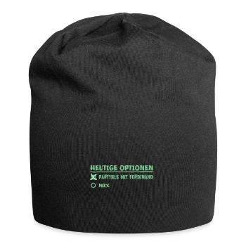 ferdi - Jersey-Beanie - Schwarz - Vorne