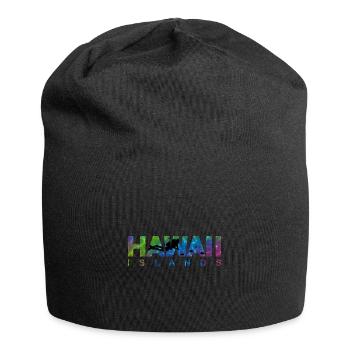 Hawaii Islands Scuba Diving Vintage Souvenir - Jersey Beanie - black - Front