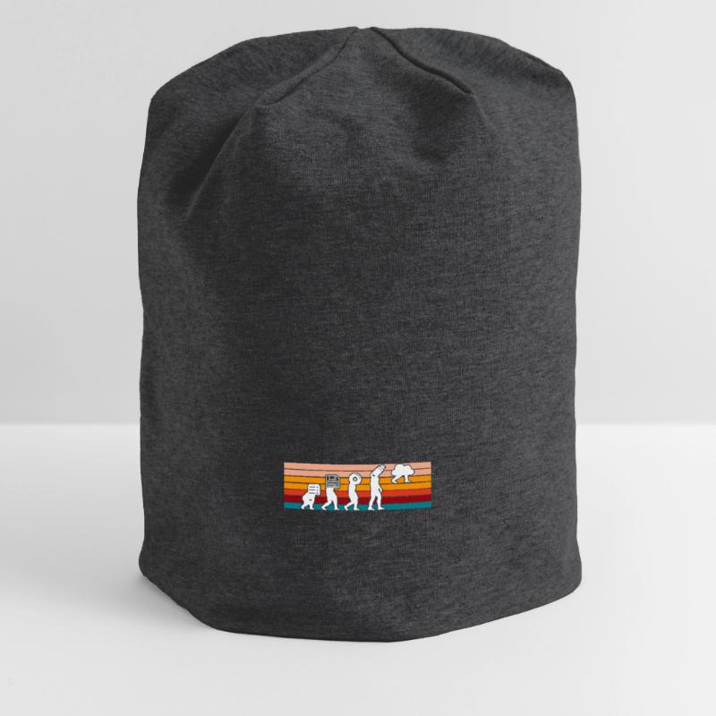 Evolution Of Man Coding Software Developer Program Jersey-Beanie