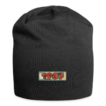 Chiffre de 1987 - Bonnet en jersey - noir - Devant