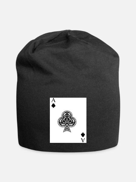 Ass der Vereine - Jersey-Beanie - Schwarz