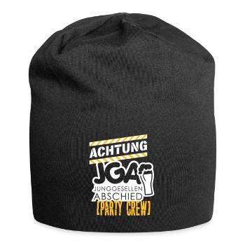 JGA (Achtung) - Jersey-Beanie - Schwarz - Vorne