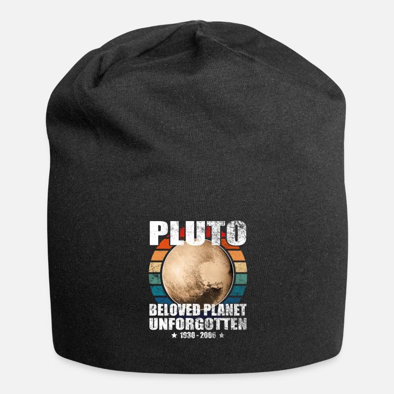 Pluton est une planète, la mémoire, inoubliable - Bonnet en jersey - noir