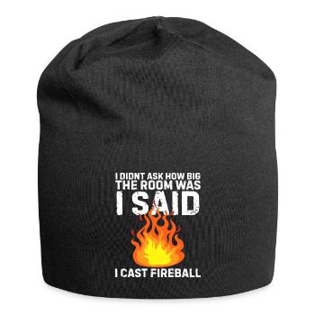 Fireball jeu de plateau Nerd Geek cadeau - Bonnet en jersey - noir - Devant