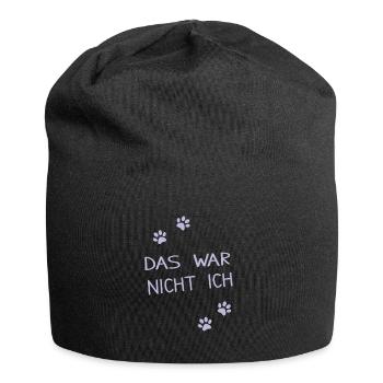Das war nicht ich lustige Katzen Shirt Kätzchen - Jersey-Beanie - Schwarz - Vorne