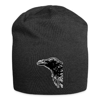 Crow - Jersey Beanie - charcoal grey - Front