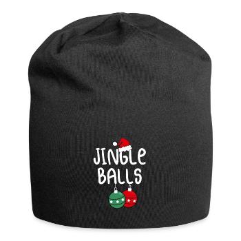 Jingle Bälle - Jersey-Beanie - Schwarz - Vorne