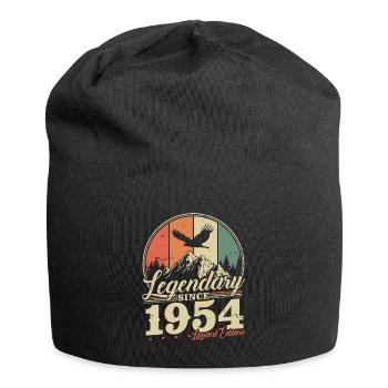 Legendary Since 1954 Vintage Birthday Gift - Jersey Beanie - black - Front