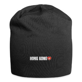 Hong Kong - Bonnet en jersey - noir - Devant