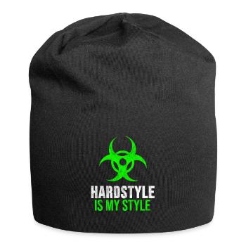 Chemise Hardstyle Cadeau Festival Style Raver - Bonnet en jersey - noir - Devant
