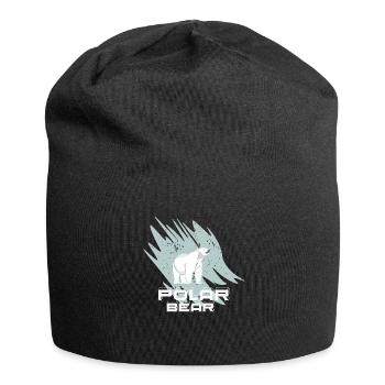 Ours polaire - Bonnet en jersey - noir - Devant