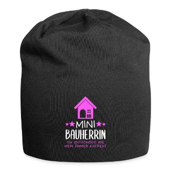 Maître d’ouvrage Chef d’ouvrage Fête de référence Cadeau drôle - Bonnet en jersey - noir - Devant