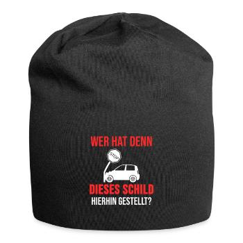 Driver's license passed Adult Car Gift - Jersey Beanie - black - Front