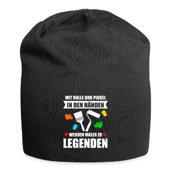 Malermeister Maler Geselle Lackierer Geschenk - Jersey-Beanie - Schwarz - Vorne