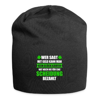 Scheidung Party Scheidungsparty Spruch Geschenk - Jersey-Beanie - Schwarz - Vorne