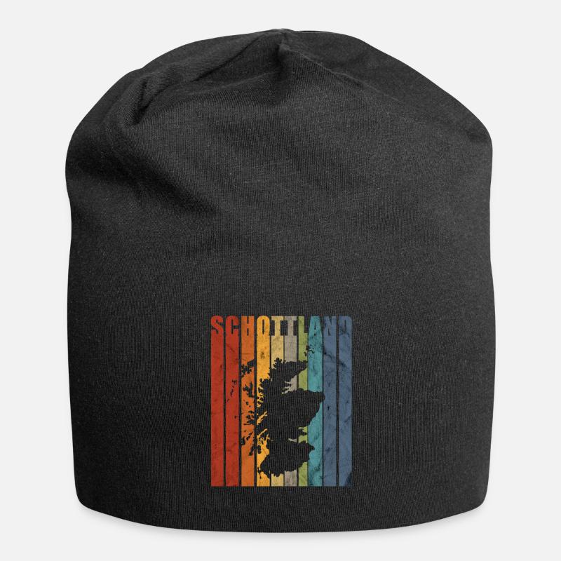 Schottland Dudelsack Spruch Geschenk - Jersey-Beanie - Schwarz