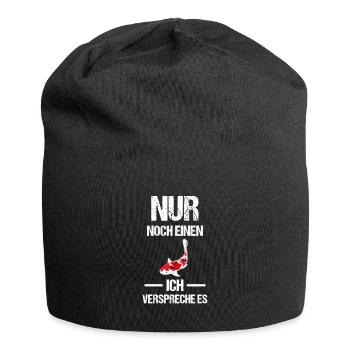Koi Fisch Kois Geschenk - Jersey-Beanie - Schwarz - Vorne