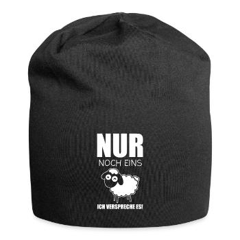 Schaf Schafe Hirte Geschenk - Jersey-Beanie - Schwarz - Vorne