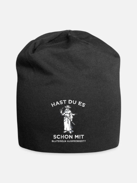 Pestdoktor Arzt Ärztin Geschenk - Jersey-Beanie - Schwarz