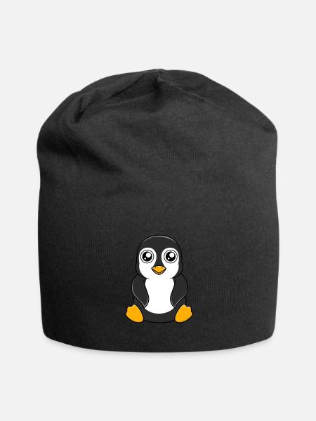 pingouin - Bonnet en jersey - noir