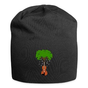 violin - Jersey Beanie - black - Front