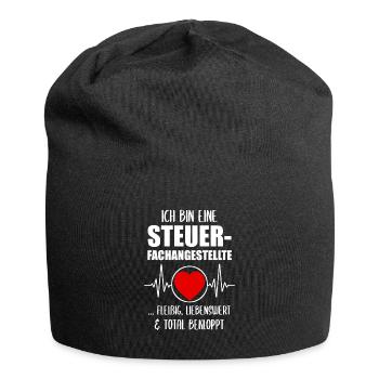 Steuerfachangestellte Steuerberaterin Mitarbeiter - Jersey-Beanie - Schwarz - Vorne