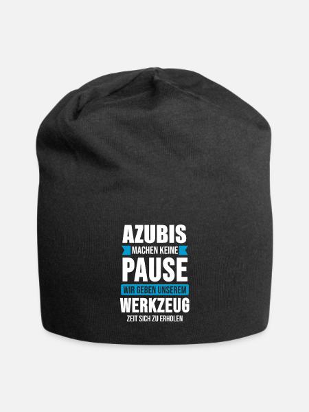 Azubi 2020 Lehrling Auszubildender Geschenk - Jersey-Beanie - Schwarz