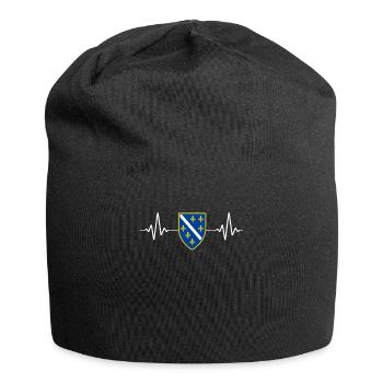 Bosnien Bosnier Jugoslawien Geschenk - Jersey-Beanie - Schwarz - Vorne