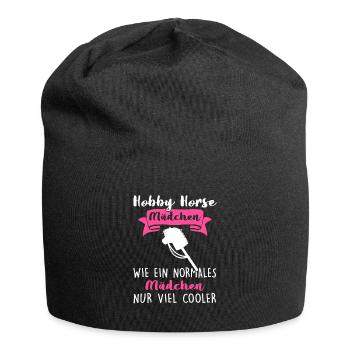 Hobby Horse Mädchen Hobby Horse Hobby Horsing - Jersey-Beanie - Schwarz - Vorne