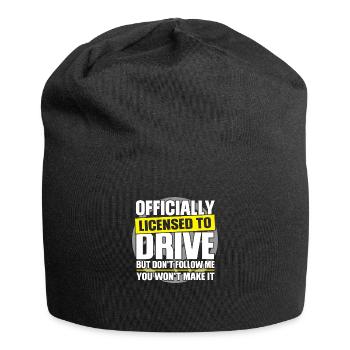 Driver's license driver's license New driver gift - Jersey Beanie - black - Front