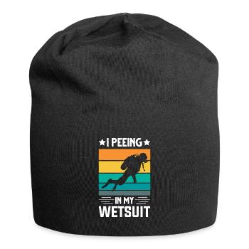 Diver Diving Gift - Jersey Beanie - black - Front